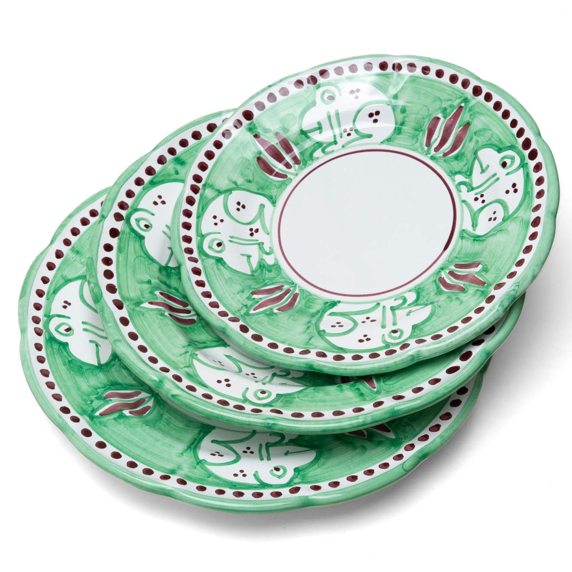 Set d'assiettes animaux - Chèvre