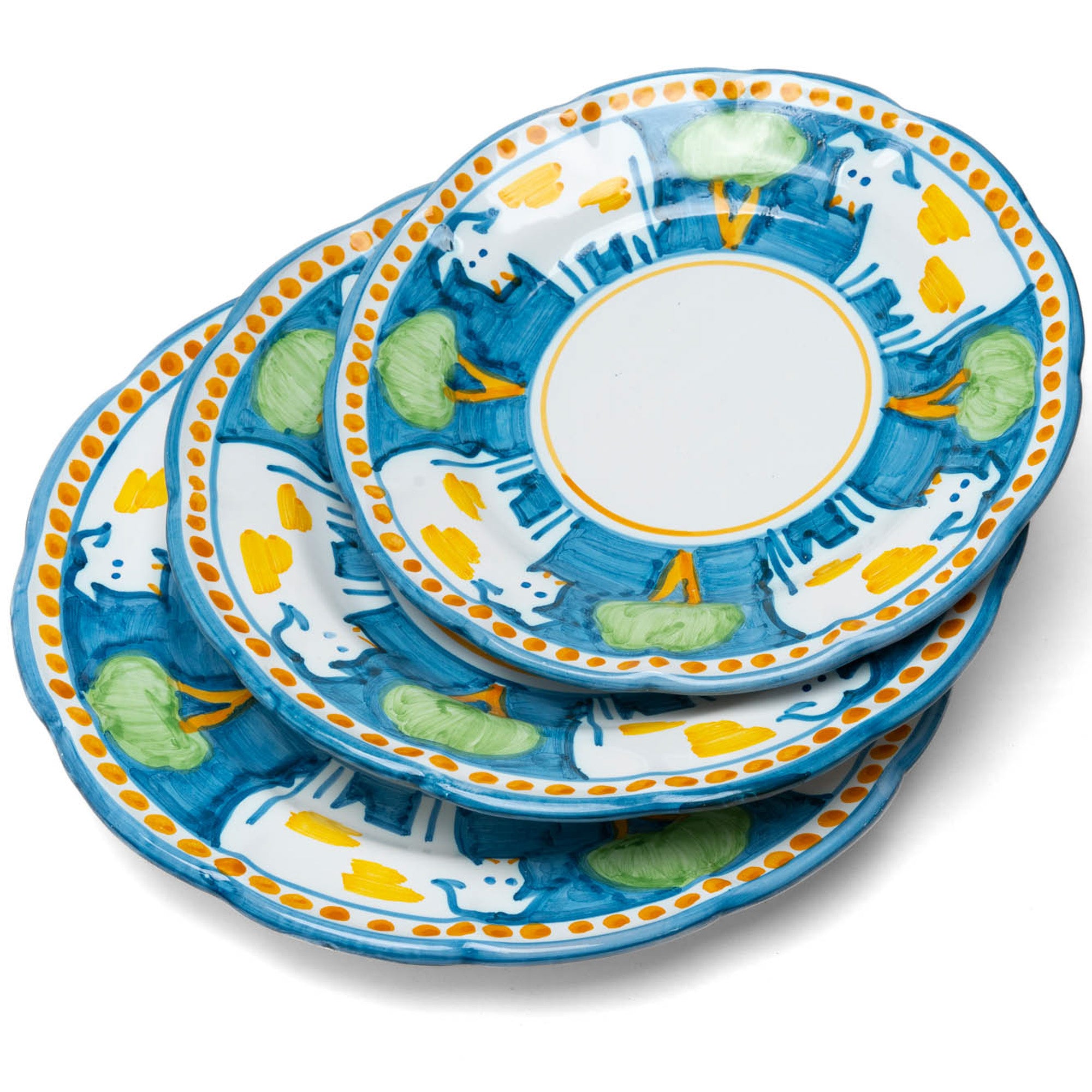 Set d'assiettes animaux - Chèvre